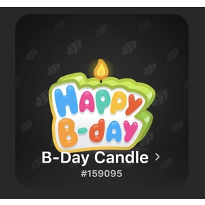 NFT Gift B-Day Candle (Пример)