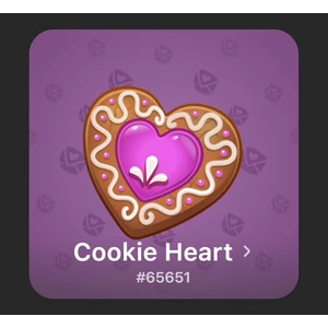 NFT Gift Сookie Heart (Пример)