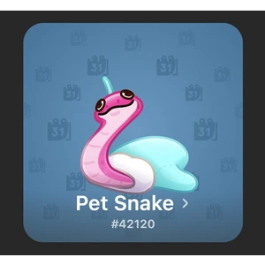 NFT Gift Pet Snake (Пример)