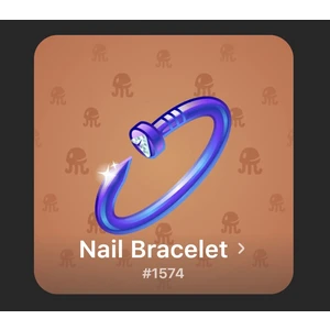 1 День аренды NFT Nail Bracelet (Пример)